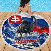 Slovakia Military Freedom Beach Blanket Fighter Jets Soldier Eagle Mountain