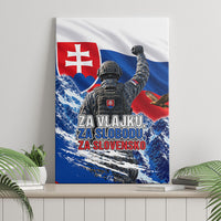 Slovakia Military Freedom Canvas Wall Art Fighter Jets Soldier Eagle Mountain