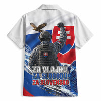 Slovakia Military Freedom Hawaiian Shirt Fighter Jets Soldier Eagle Mountain
