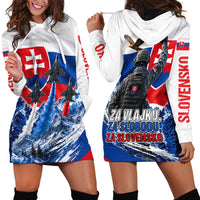 Slovakia Military Freedom Hoodie Dress Fighter Jets Soldier Eagle Mountain