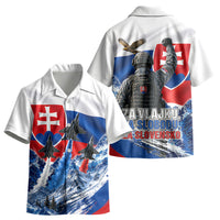 Slovakia Military Freedom Kid Hawaiian Shirt Fighter Jets Soldier Eagle Mountain