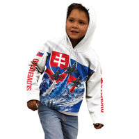 Slovakia Military Freedom Kid Hoodie Fighter Jets Soldier Eagle Mountain