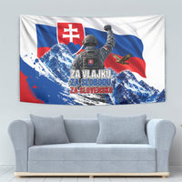 Slovakia Military Freedom Tapestry Fighter Jets Soldier Eagle Mountain