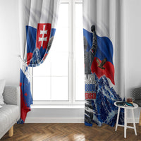 Slovakia Military Freedom Window Curtain Fighter Jets Soldier Eagle Mountain