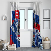 Slovakia Military Freedom Window Curtain Fighter Jets Soldier Eagle Mountain