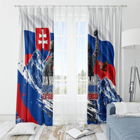 Slovakia Military Freedom Window Curtain Fighter Jets Soldier Eagle Mountain