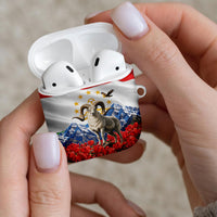 Tajikistan National Pride AirPods Case Ismoil Somoni Monument Marco Polo Sheep Flag