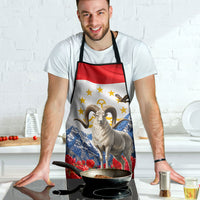 Tajikistan National Pride Apron Ismoil Somoni Monument Marco Polo Sheep Flag