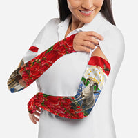 Tajikistan National Pride Arm Sleeves Ismoil Somoni Monument Marco Polo Sheep Flag