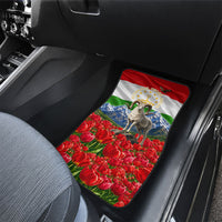 Tajikistan National Pride Car Mats Ismoil Somoni Monument Marco Polo Sheep Flag
