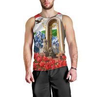 Tajikistan National Pride Men Tank Top Ismoil Somoni Monument Marco Polo Sheep Flag