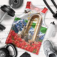 Tajikistan National Pride Men Tank Top Ismoil Somoni Monument Marco Polo Sheep Flag