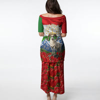 Tajikistan National Pride Puletasi Ismoil Somoni Monument Marco Polo Sheep Flag
