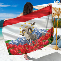 Tajikistan National Pride Sarong Ismoil Somoni Monument Marco Polo Sheep Flag