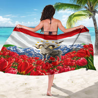 Tajikistan National Pride Sarong Ismoil Somoni Monument Marco Polo Sheep Flag