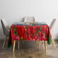 Tajikistan National Pride Tablecloth Ismoil Somoni Monument Marco Polo Sheep Flag