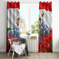 Tajikistan National Pride Window Curtain Ismoil Somoni Monument Marco Polo Sheep Flag