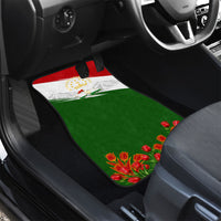 Tajikistan Independence Day Car Mats Ismoil Somoni Monument Flag Map Red Tulips