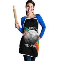 Never Forget Pluto 1930-2006 Apron Vintage Retro Rainbow Planet Outer Space Astronomy Graphic Art