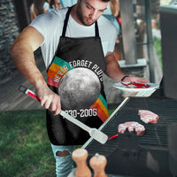 Never Forget Pluto 1930-2006 Apron Vintage Retro Rainbow Planet Outer Space Astronomy Graphic Art
