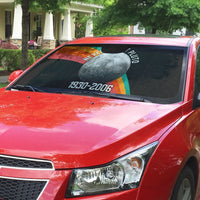 Never Forget Pluto 1930-2006 Auto Sun Shade Vintage Retro Rainbow Planet Outer Space Astronomy Graphic Art