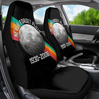 Never Forget Pluto 1930-2006 Car Seat Cover Vintage Retro Rainbow Planet Outer Space Astronomy Graphic Art
