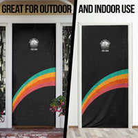 Never Forget Pluto 1930-2006 Door Cover Vintage Retro Rainbow Planet Outer Space Astronomy Graphic Art