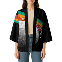 Never Forget Pluto 1930-2006 Kimono Vintage Retro Rainbow Planet Outer Space Astronomy Graphic Art