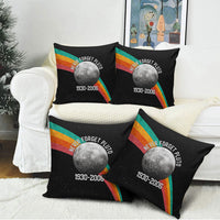 Never Forget Pluto 1930-2006 Pillow Cover Vintage Retro Rainbow Planet Outer Space Astronomy Graphic Art