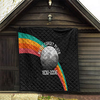Never Forget Pluto 1930-2006 Quilt Vintage Retro Rainbow Planet Outer Space Astronomy Graphic Art