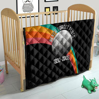 Never Forget Pluto 1930-2006 Quilt Vintage Retro Rainbow Planet Outer Space Astronomy Graphic Art