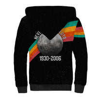 Never Forget Pluto 1930-2006 Sherpa Hoodie Vintage Retro Rainbow Planet Outer Space Astronomy Graphic Art
