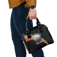 Never Forget Pluto 1930-2006 Shoulder Handbag Vintage Retro Rainbow Planet Outer Space Astronomy Graphic Art