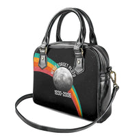 Never Forget Pluto 1930-2006 Shoulder Handbag Vintage Retro Rainbow Planet Outer Space Astronomy Graphic Art