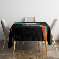 Never Forget Pluto 1930-2006 Tablecloth Vintage Retro Rainbow Planet Outer Space Astronomy Graphic Art