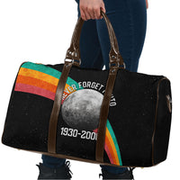 Never Forget Pluto 1930-2006 Travel Bag Vintage Retro Rainbow Planet Outer Space Astronomy Graphic Art