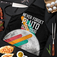 Never Forget Pluto Apron Retro Space Astronomy Science