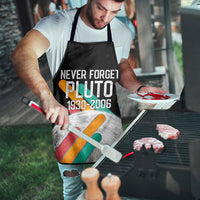 Never Forget Pluto Apron Retro Space Astronomy Science