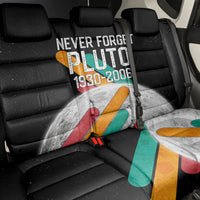 Never Forget Pluto Back Car Seat Cover Retro Space Astronomy Science