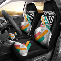 Never Forget Pluto Car Seat Cover Retro Space Astronomy Science