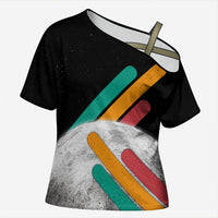 Never Forget Pluto Cross Shoulder Shirt Retro Space Astronomy Science