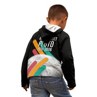 Never Forget Pluto Kid Hoodie Retro Space Astronomy Science
