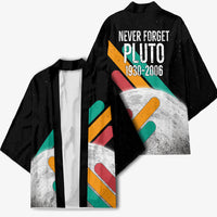 Never Forget Pluto Kimono Retro Space Astronomy Science