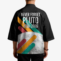 Never Forget Pluto Kimono Retro Space Astronomy Science