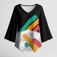 Never Forget Pluto Kimono Sleeve Blouse Retro Space Astronomy Science