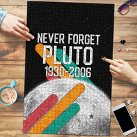 Never Forget Pluto Puzzle Retro Space Astronomy Science