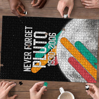 Never Forget Pluto Puzzle Retro Space Astronomy Science