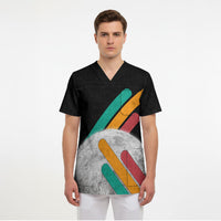 Never Forget Pluto Scrub Top Retro Space Astronomy Science