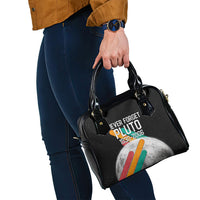 Never Forget Pluto Shoulder Handbag Retro Space Astronomy Science