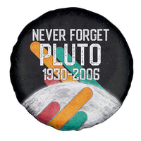 Never Forget Pluto Spare Tire Cover Retro Space Astronomy Science